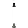Currey &amp; Company Lotz 65" Metal and Concrete Modern Arc Floor Lamp in scene