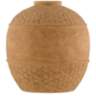 Currey and Company Lubao 12 3/4"H Speckled Terracotta Vase