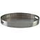 Currey & Company Luca Silver 20 1/2" Round Metal Tray