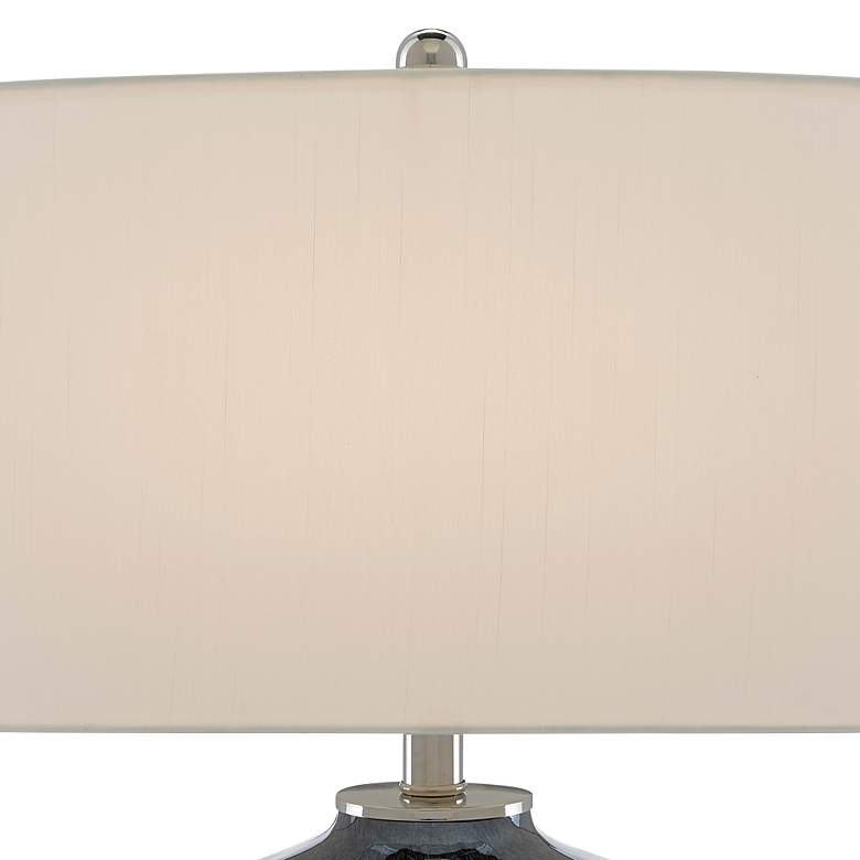 Image 3 Currey & Company Lucent 21 3/4" Blue Glass Accent Table Lamp more views