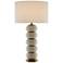 Currey & Company Luko 32 1/2" White Mud Balls Ceramic Table Lamp