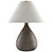 Currey and Company Lulworth Gray Mercury Glass Table Lamp
