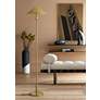1_Currey & Company Maarla 58 3/4" Polished Brass Floor Lamp