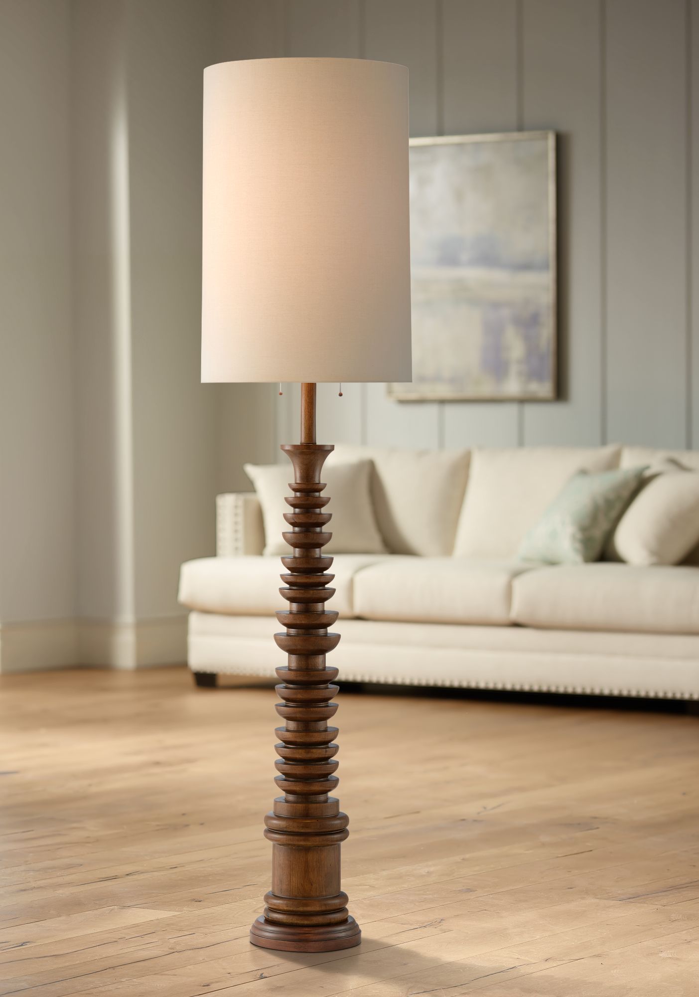 Rustic Lamp Construction