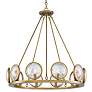 2_Currey and Company MarjieScope 32" 10-Light Antique Brass Chandelier