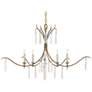 2_Currey & Company Marshallia 38" Rustic Gold 5-Light Chandelier