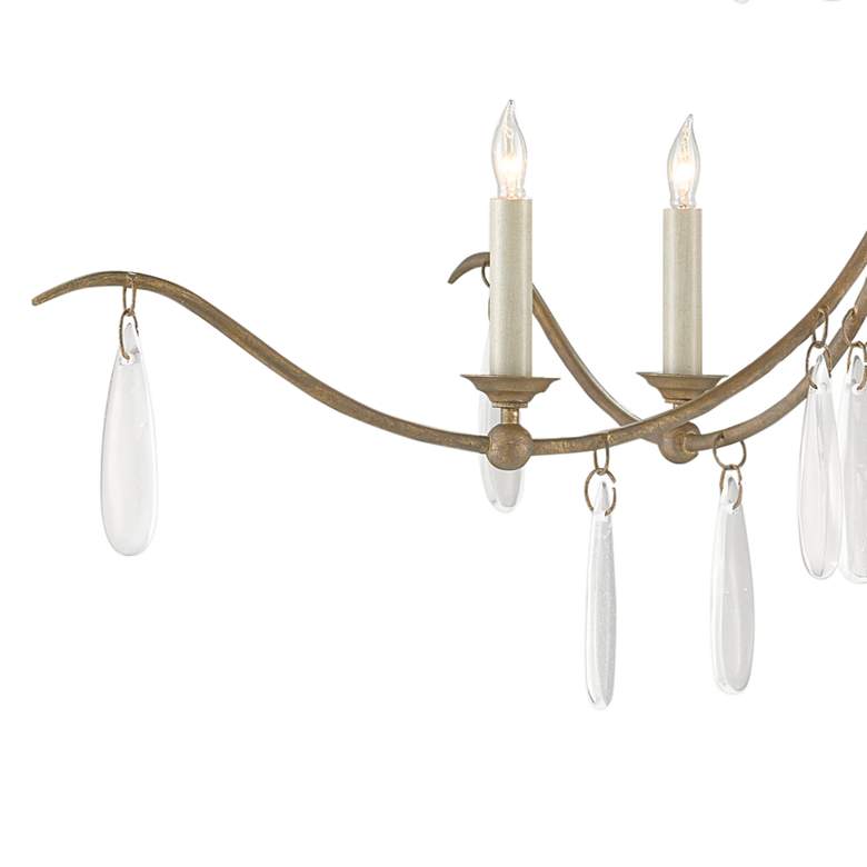Image 3 Currey & Company Marshallia 38" Rustic Gold 5-Light Chandelier more views