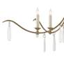 3_Currey & Company Marshallia 38" Rustic Gold 5-Light Chandelier more views