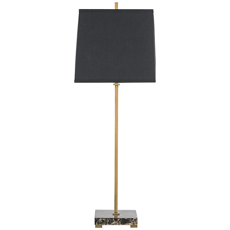 Image 1 Currey and Company Matchstick Coffee Bronze Table Lamp