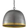 Thumbnail2 of Currey & Company Matute 17" Pewter 1-Light Pendant more views