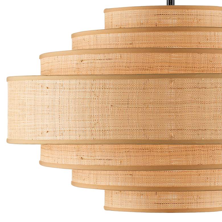 Image 2 Currey & Company Maura 30" Wide Natural Chandelier more views