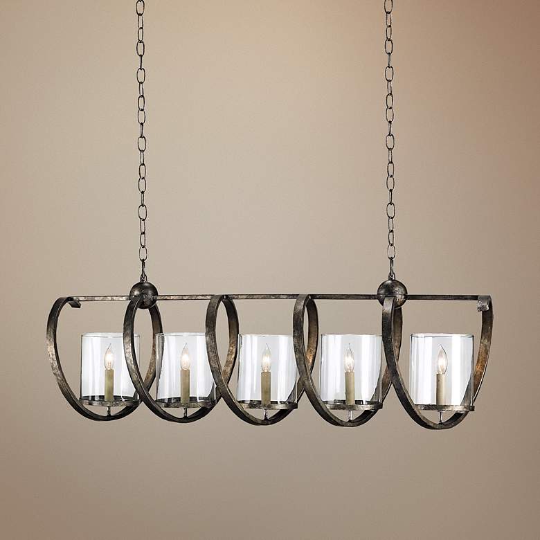Image 1 Currey & Company Maximus 47" Wide Bronze Chandelier