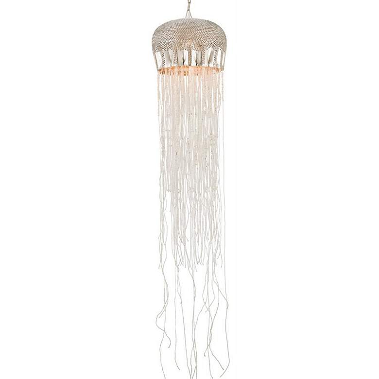Image 1 Currey and Company Medusa Glass Bead Jellyfish Pendant Light