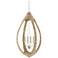 Currey & Company Menorca 19 1/2" Abaca Rope 4-Light Chandelier