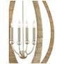 2_Currey & Company Menorca 19 1/2" Abaca Rope 4-Light Chandelier more views