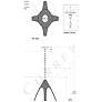 6_Currey & Company Menorca 19 1/2" Abaca Rope 4-Light Chandelier more views