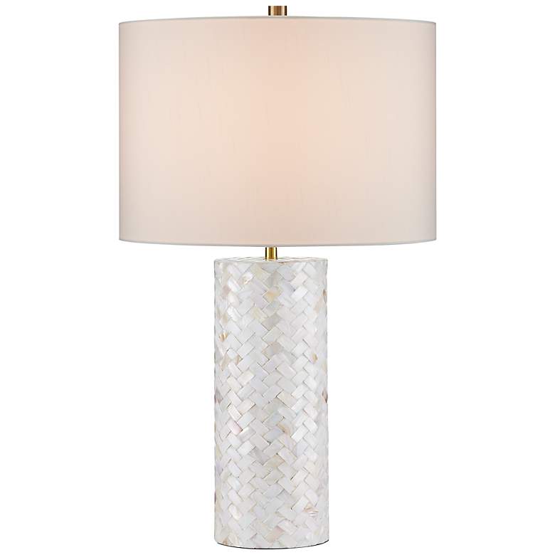 Image 1 Currey & Company Meraki 27" Natural Mother of Pearl Table Lamp