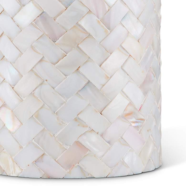 Image 3 Currey & Company Meraki 27" Natural Mother of Pearl Table Lamp more views