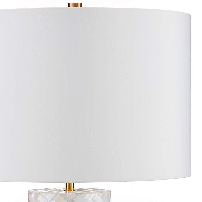 Image 4 Currey & Company Meraki 27" Natural Mother of Pearl Table Lamp more views