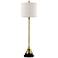 Currey & Company Messenger Black and Brass Table Lamp