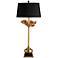 Currey & Company Metamorphosis 32" Brass Buffet Table Lamp