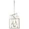 Currey & Company Middleton 20" Small Silver 8-Light Chandelier