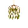 Thumbnail4 of Currey & Company Midsummer 16" Green Leaves 1-Light Pendant more views