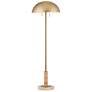 1_Currey and Company Miles 58 1/2" High Modern Gold Dome Floor Lamp