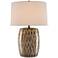 Currey and Company Milner Cream and Caramel Table Lamp