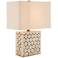 Currey And Company Mimosa 18 1/2"H Wood Accent Table Lamp