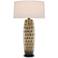 Currey and Company Minten Cream and Caramel Table Lamp