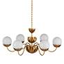 Thumbnail2 of Currey & Company Mirasole 37" Wide Gold Sunburst Flower Chandelier more views
