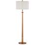 2_Currey & Company Mitford Natural Wood Floor Lamp more views
