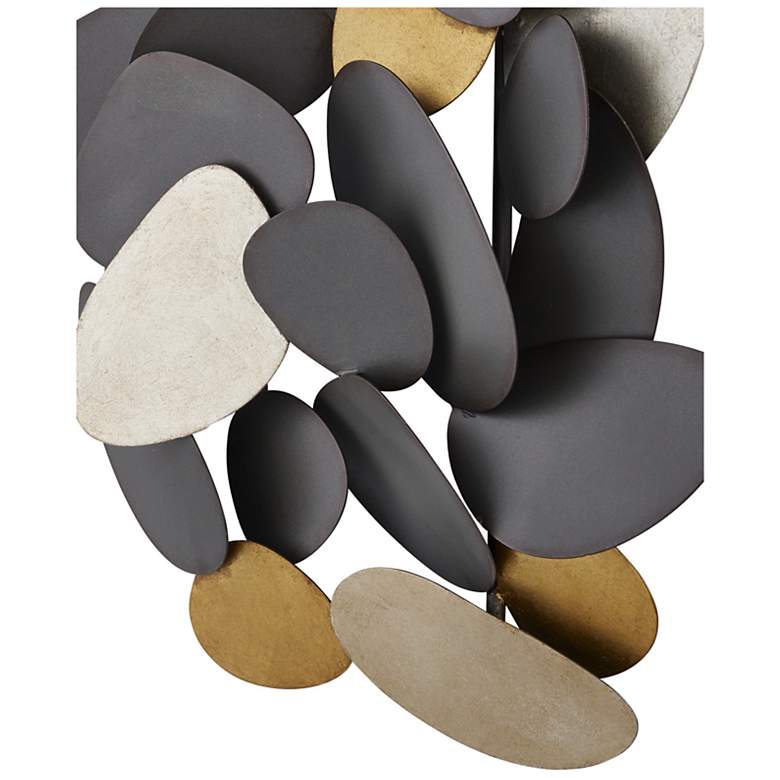 Image 2 Currey & Company Moon Dust 1-Light Gray Gold Wall Sconce more views