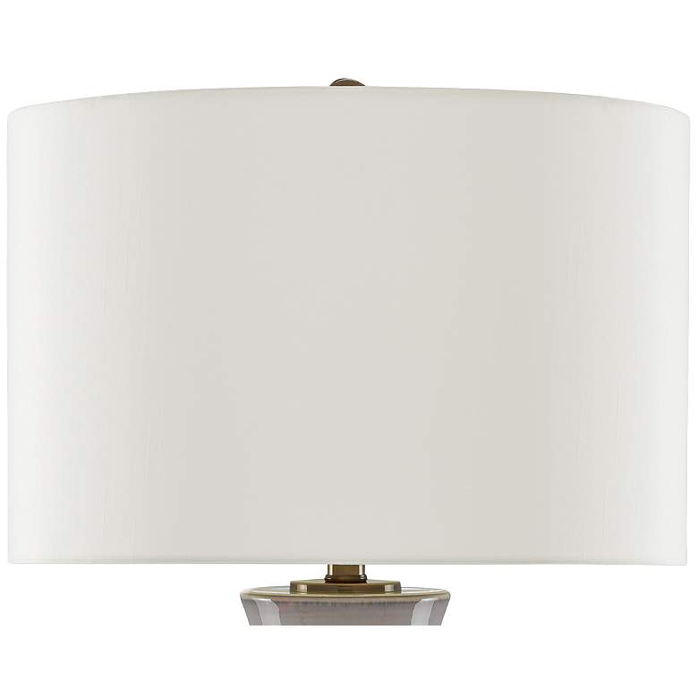 Image 2 Currey & Company Muscadine Cream Brown Vase Table Lamp more views