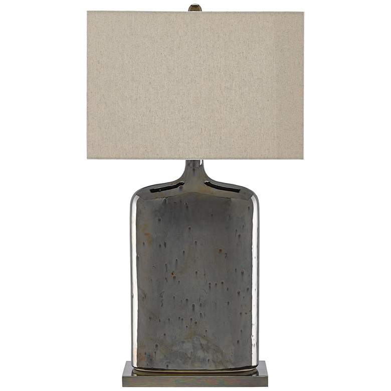 Image 3 Currey & Company Musing 32 1/2" Metallic Bronze Ceramic Table Lamp more views