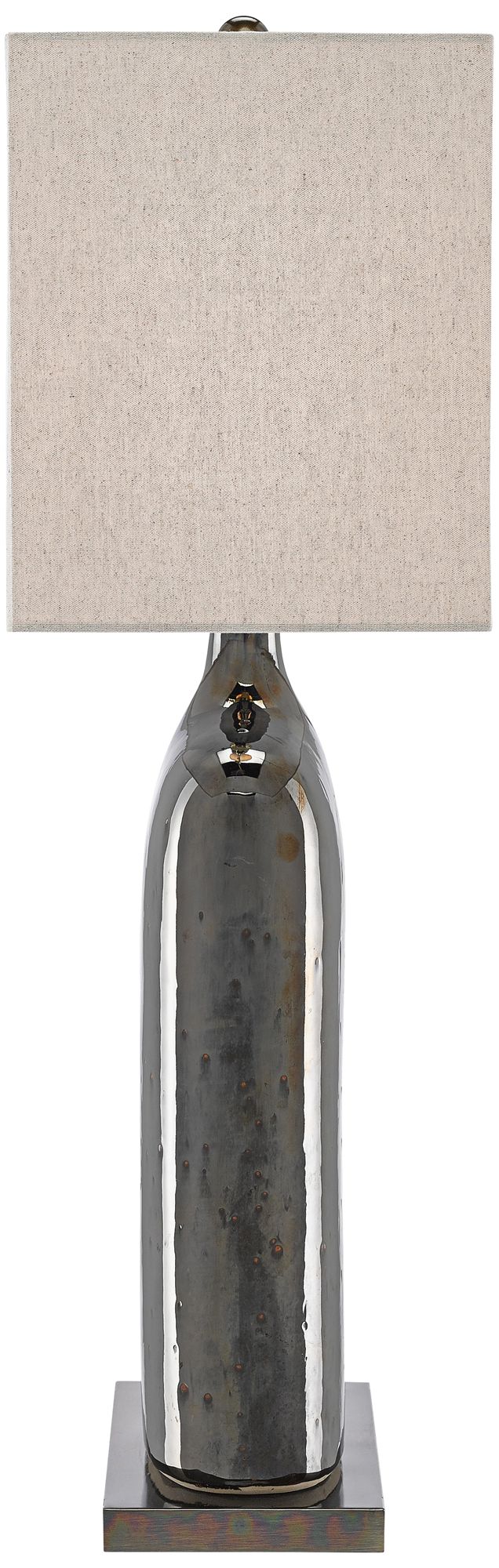 Currey and Company Musing Metallic Bronze Ceramic Table Lamp 17Y52