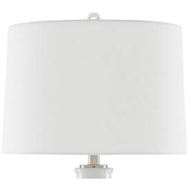 Image2 of Currey & Company Myrtle White and Blue Ceramic Table Lamp more views
