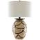 Currey and Company Nahau Brown Rust Terracotta Table Lamp