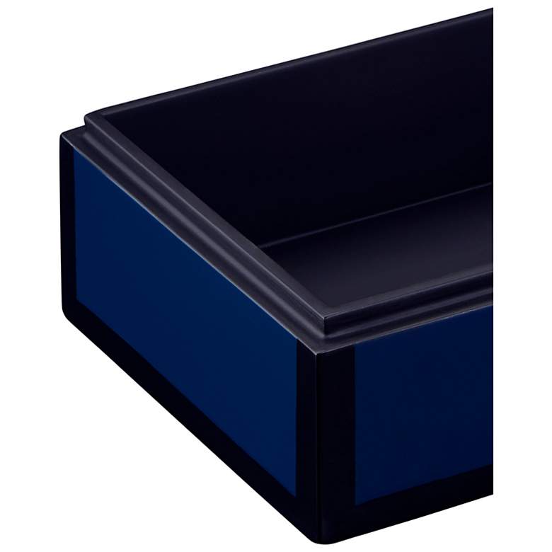 Image 2 Currey & Company Navy Lacquer Box Set of 2 more views