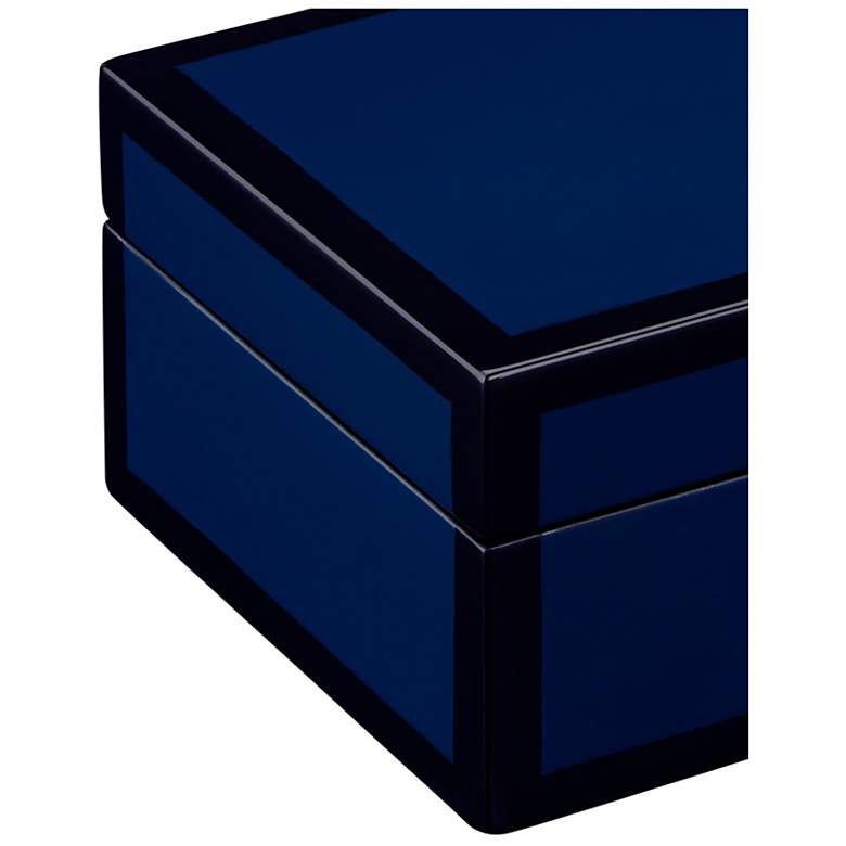 Image 3 Currey & Company Navy Lacquer Box Set of 2 more views