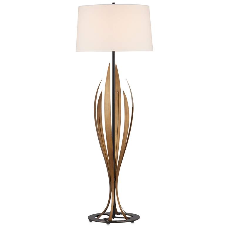 Image 1 Currey & Company Neilos 69 1/4" High Modern Flower Floor Lamp