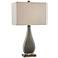 Currey and Company Nightfall Charcoal Glass Table Lamp