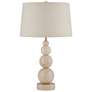 2_Currey & Company Niobe Natural Travertine Table Lamp more views