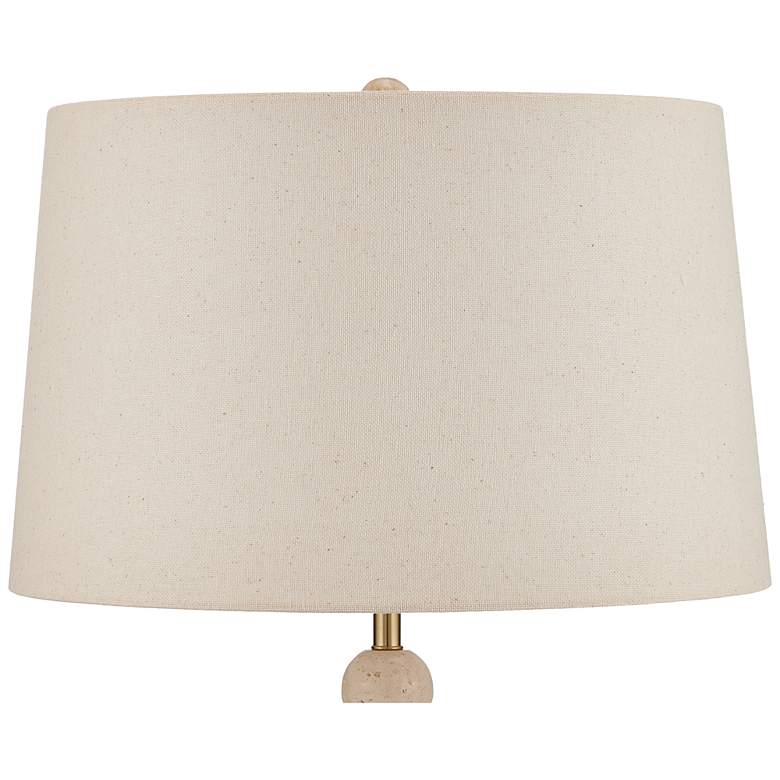 Image 4 Currey & Company Niobe Natural Travertine Table Lamp more views