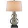 Currey and Company Nora Nickel Marble Table Lamp