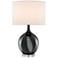Currey and Company Norah Black and Gray Accent Table Lamp