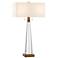 Currey and Company North Clear Optic Crystal Table Lamp