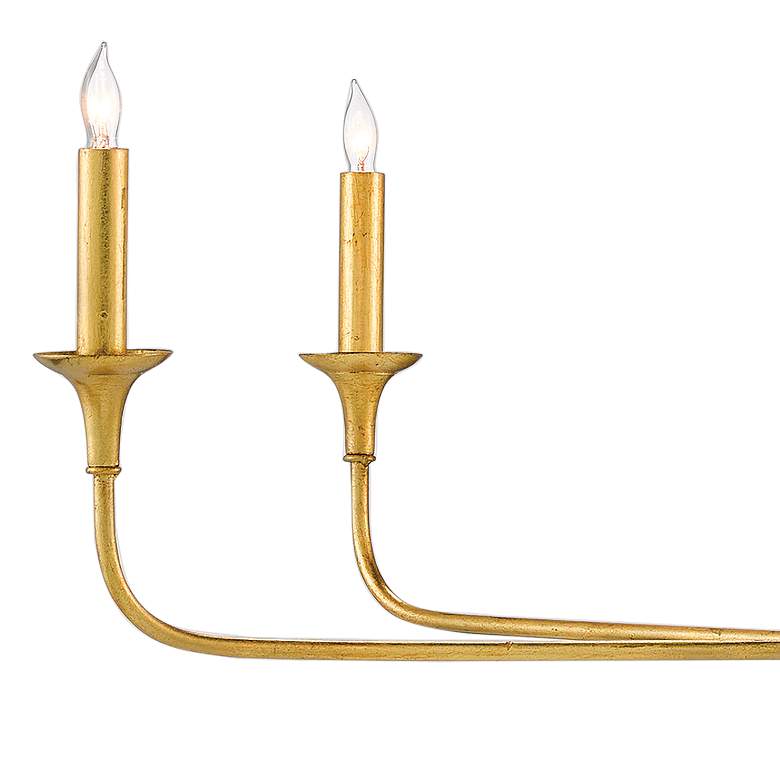 Image 3 Currey & Company Nottaway 36" 5-Light Gold Candelabra Chandelier more views