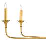 3_Currey & Company Nottaway 36" 5-Light Gold Candelabra Chandelier more views